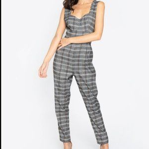 Plaid Romper/Overalls Jumpsuit (Sugar Lips)